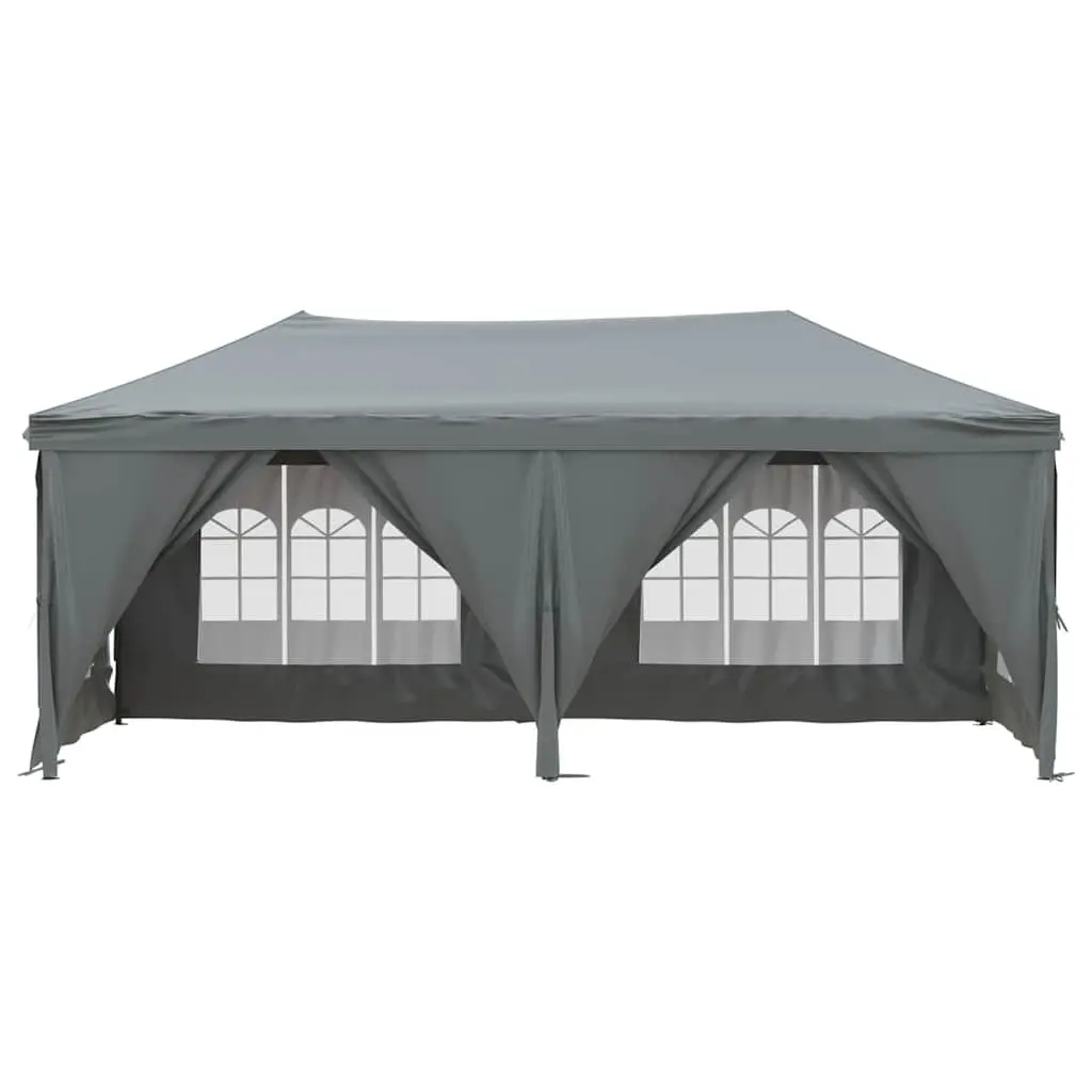 Outdoor Canopy Gazebo 3x6m Anthracite Foldable Party Tent with Sidewalls