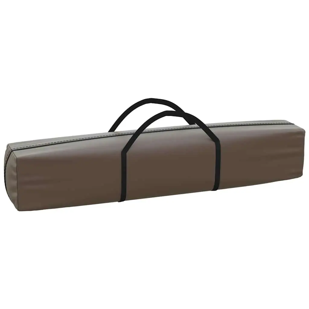 Folding Party Tent 210D Oxford Fabric 3x6m Taupe with Sidewalls