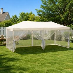 Perfect Folding Party Tent with Sidewalls 3x6 m for Home Use