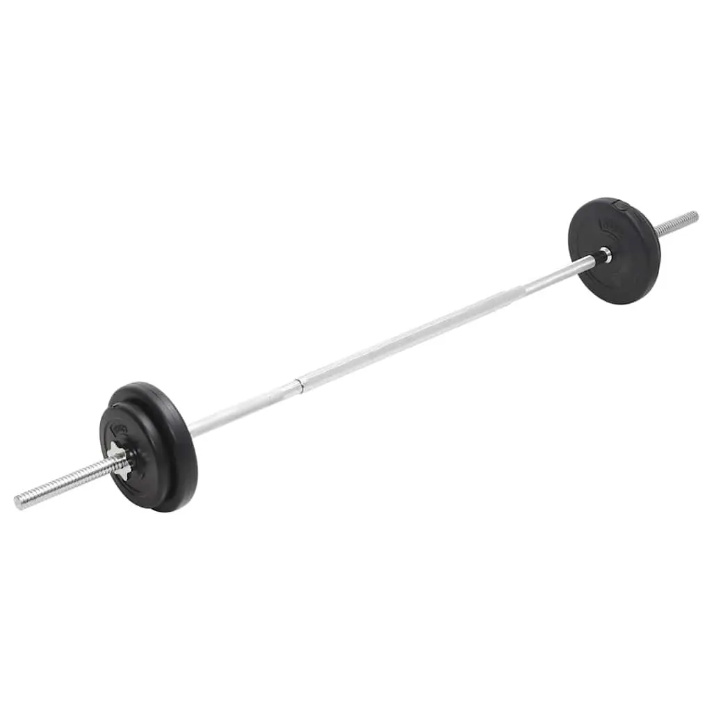Barbell and Dumbbell Set 30kg Free Weights Home Gym Training Exercise Equipment