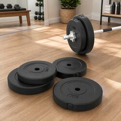 Weight Plates 30 kg Set 4 Pieces Dumbbell Barbell Home Gym Training Exercise