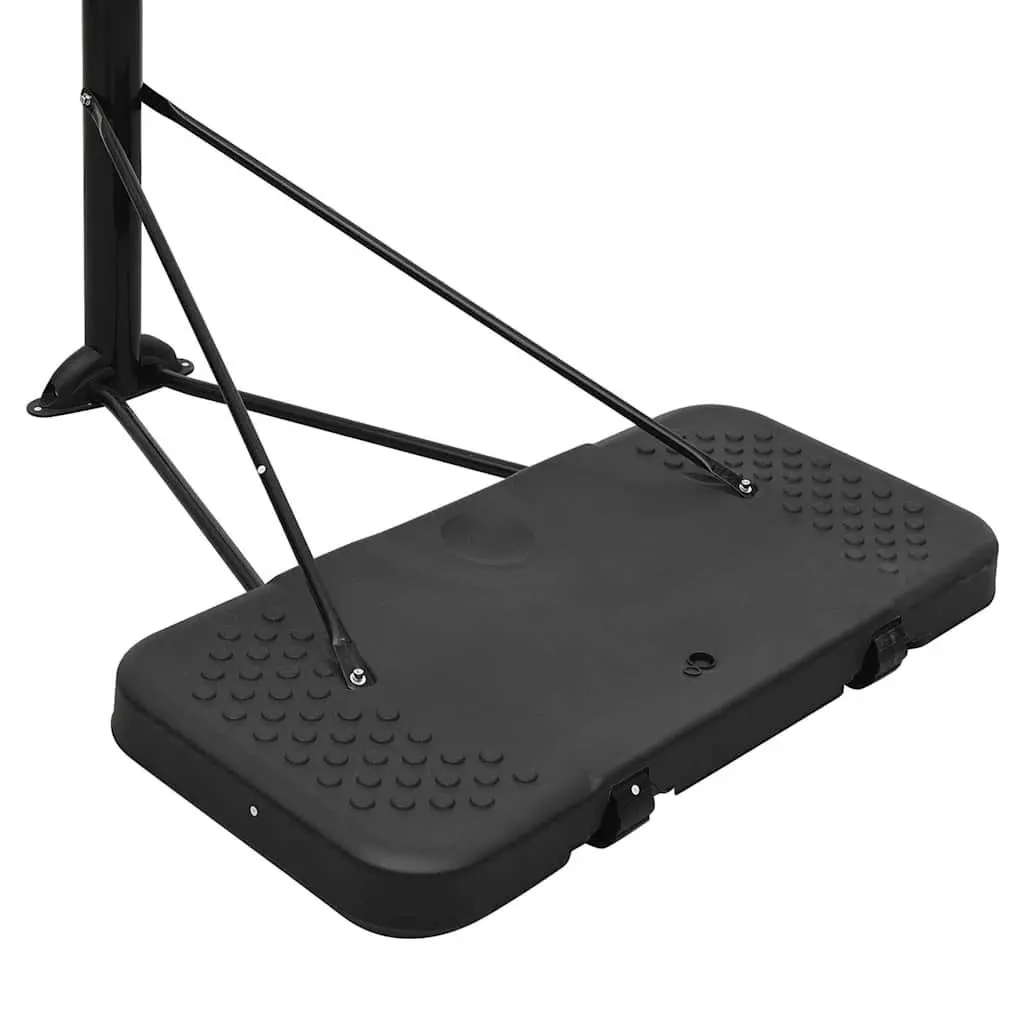 Basketball Hoop Stand Adjustable Height 258-363cm Portable White Indoor Outdoor Game