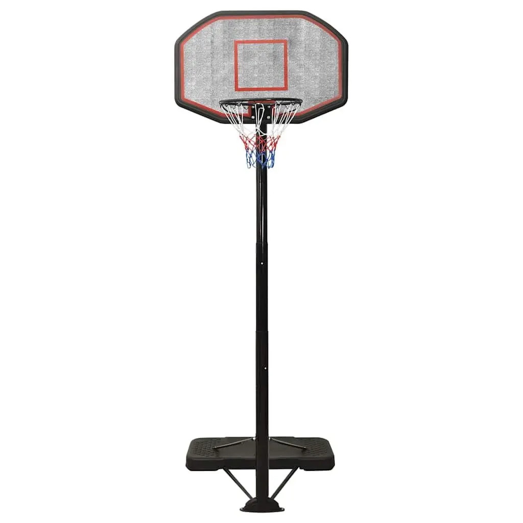 Adjustable Basketball Stand Steel 258-363 cm Black Portable Outdoor Indoor Game Net