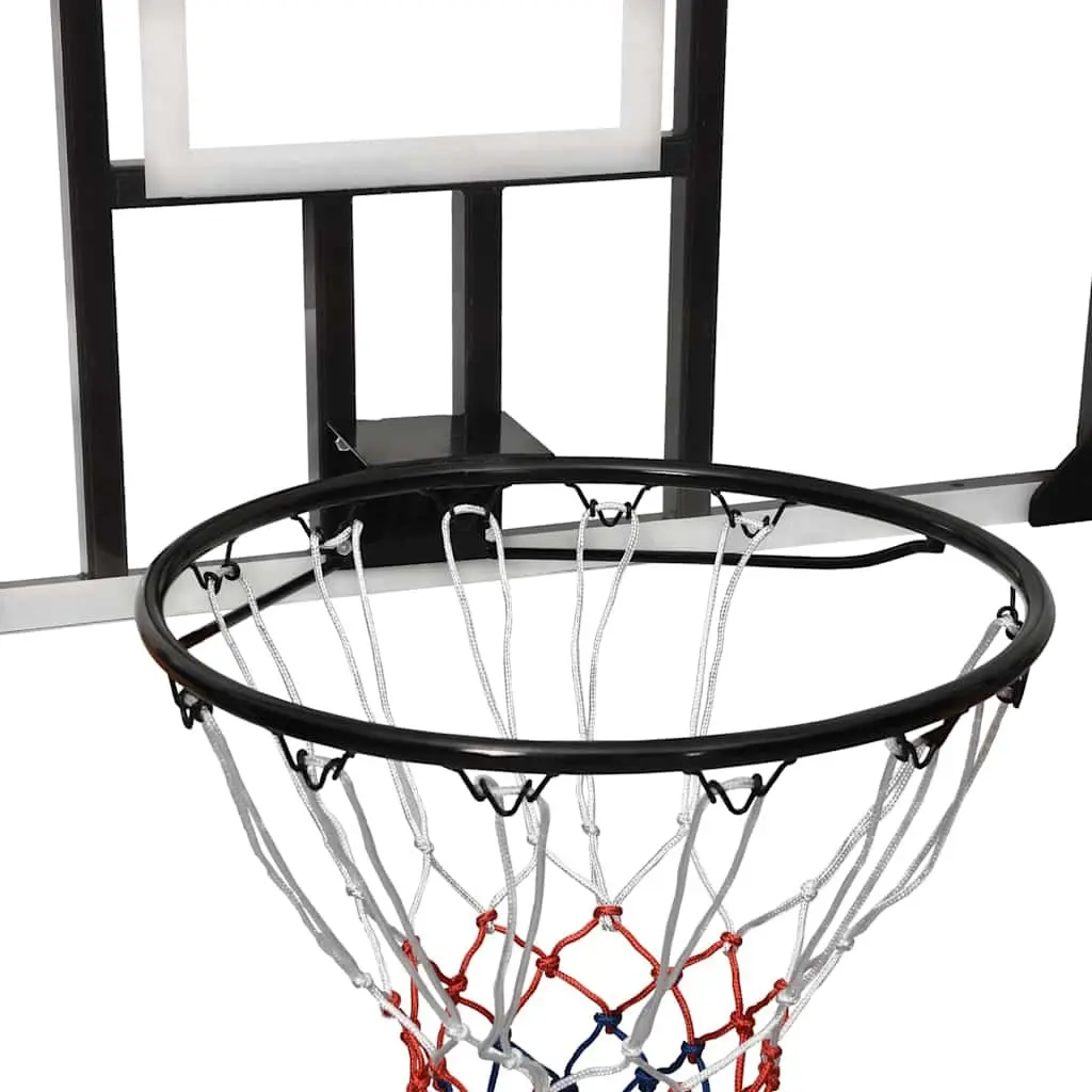 Basketball Backboard Polycarbonate 106x69cm Transparent Wall-Mounted Indoor Outdoor