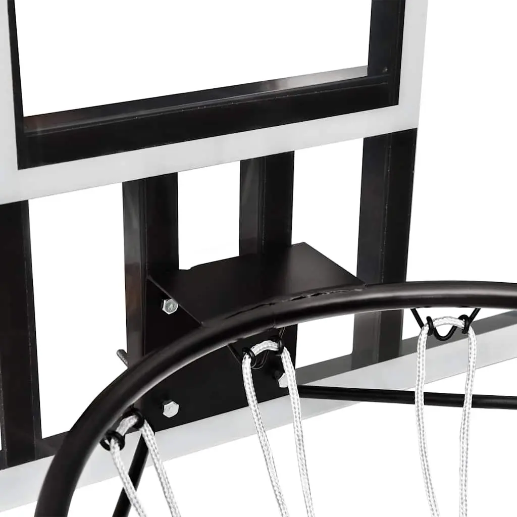 Basketball Backboard Wall-Mounted Polycarbonate 90x60cm Transparent