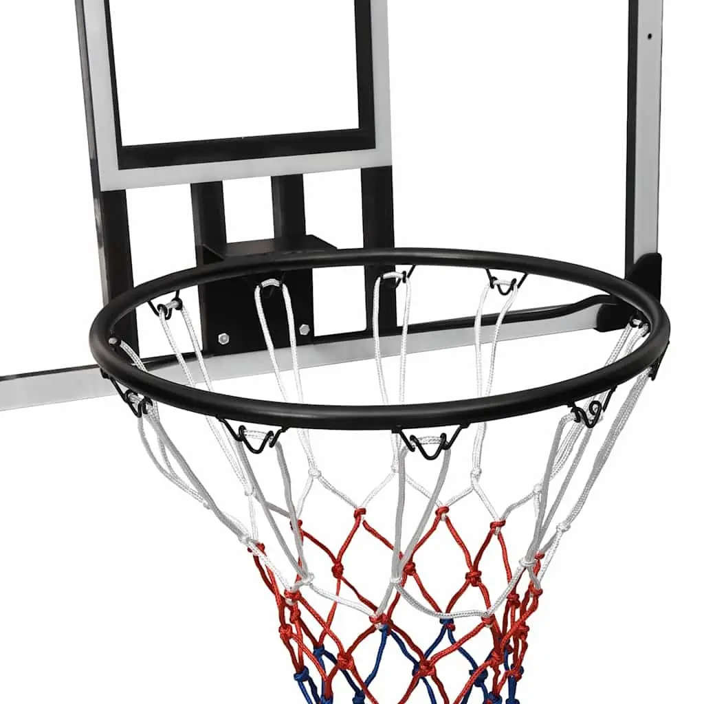 Basketball Backboard Wall-Mounted Polycarbonate 90x60cm Transparent