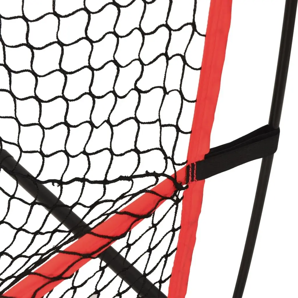 Baseball Batting Net Portable Knotless Polyester Black 215x107x216cm