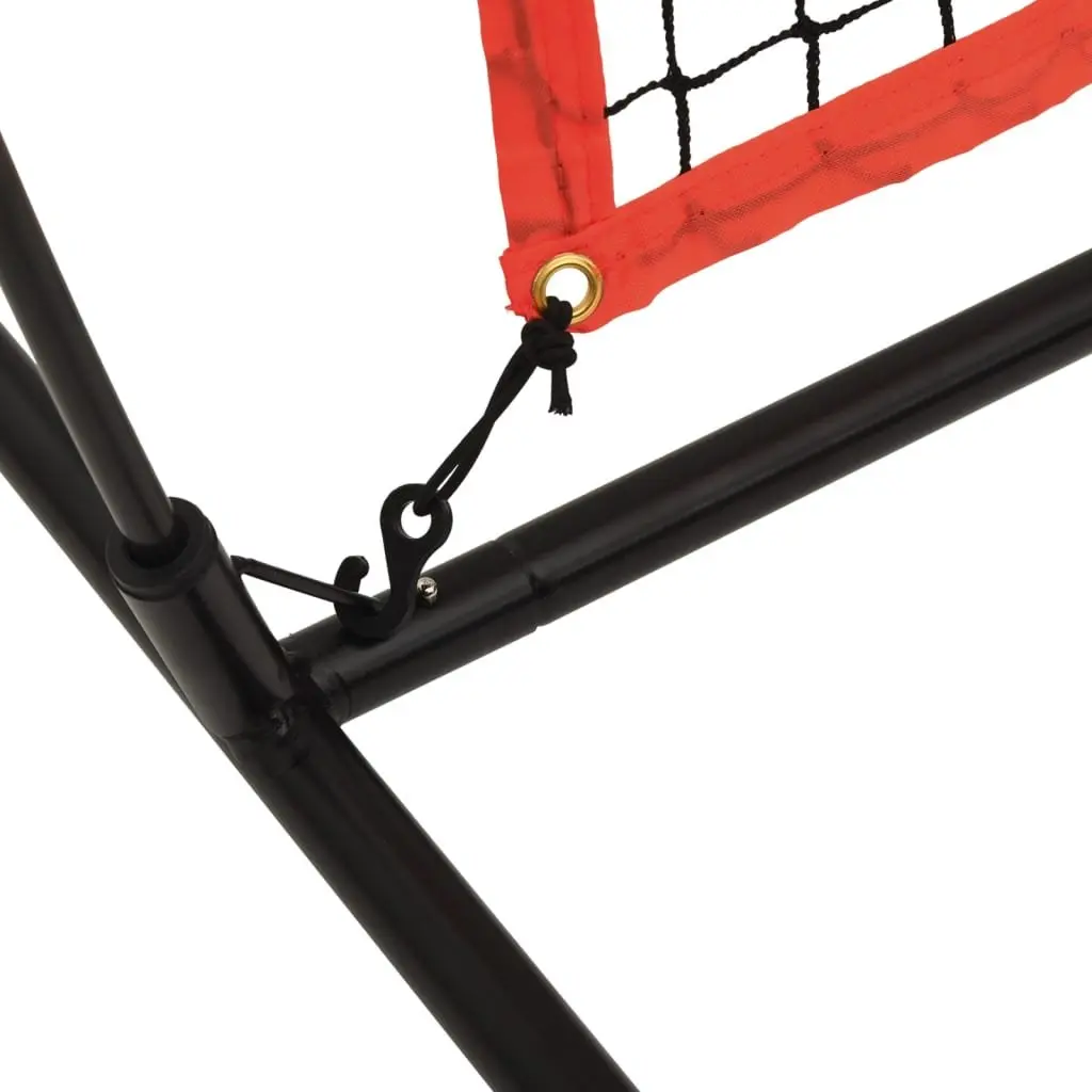 Baseball Batting Net Portable Knotless Polyester Black 215x107x216cm