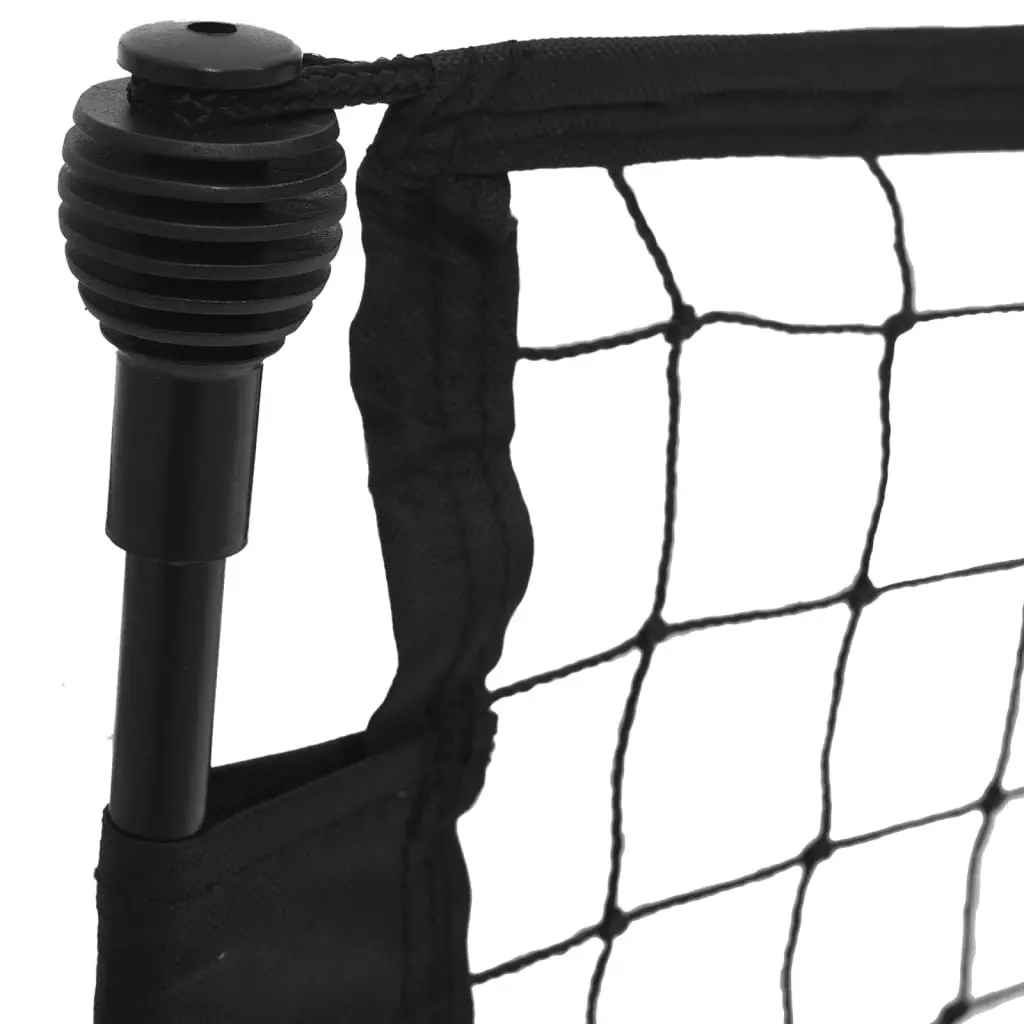 Football Rebounder Net Polyester and PE Fabric 183x85x120 cm Black and Yellow