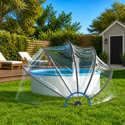 406x203 cm Pool Dome for Practical Use