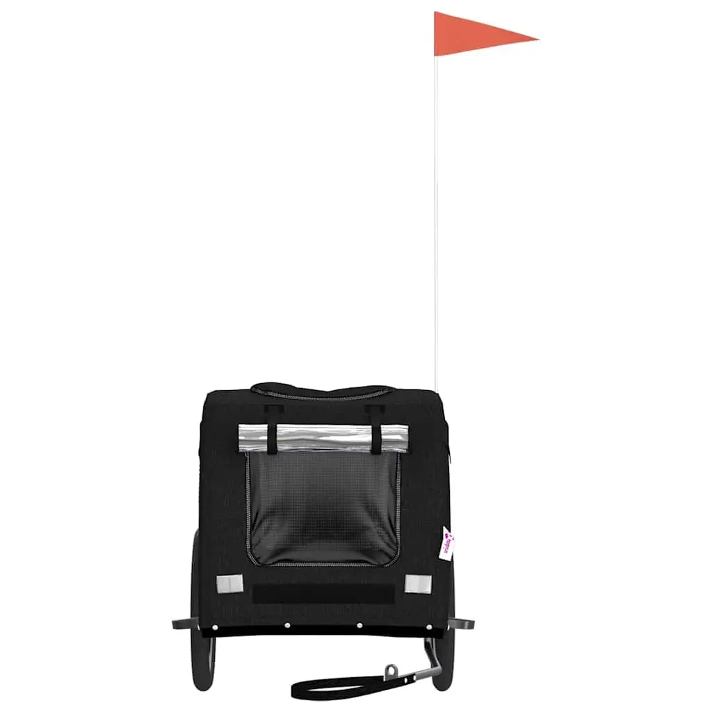 Pet Trailer Cargo Attachment Iron Frame Oxford Fabric Small Dogs Bicycle Transport