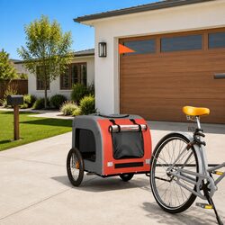 Practical Pet Bike Trailer for Small Dogs and Cargo