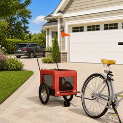 Functional Pet Bike Trailer for Daily Use