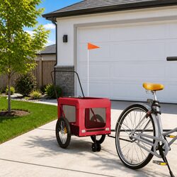 Practical Bike Trailer for Small Pets - Ideal for Cyclists