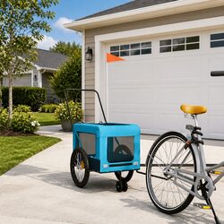A Practical Trailer for Your Pet's Bike Rides