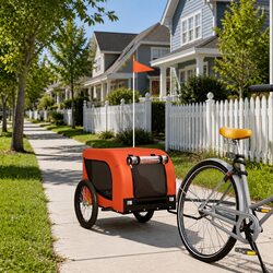 Practical Pet Bike Trailer for Small Dogs and Essentials