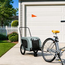 Practical Pet Bike Trailer for Small Dogs and Cats