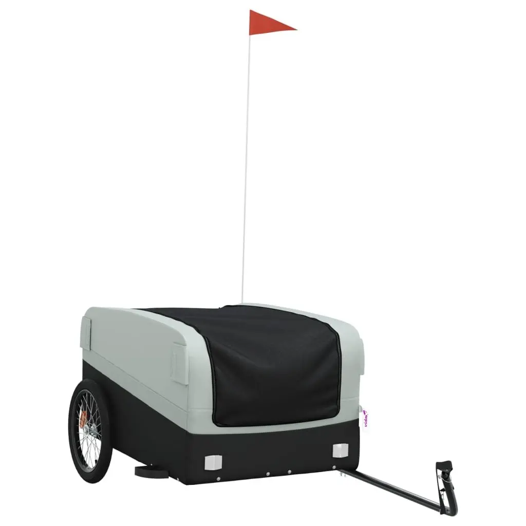Bike Trailer Iron 45kg Load Capacity Grey