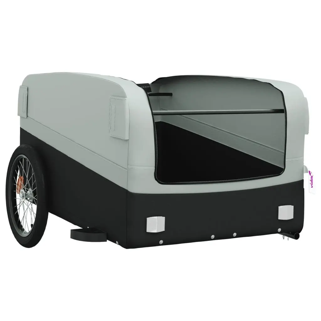 Bike Trailer Iron 45kg Load Capacity Grey