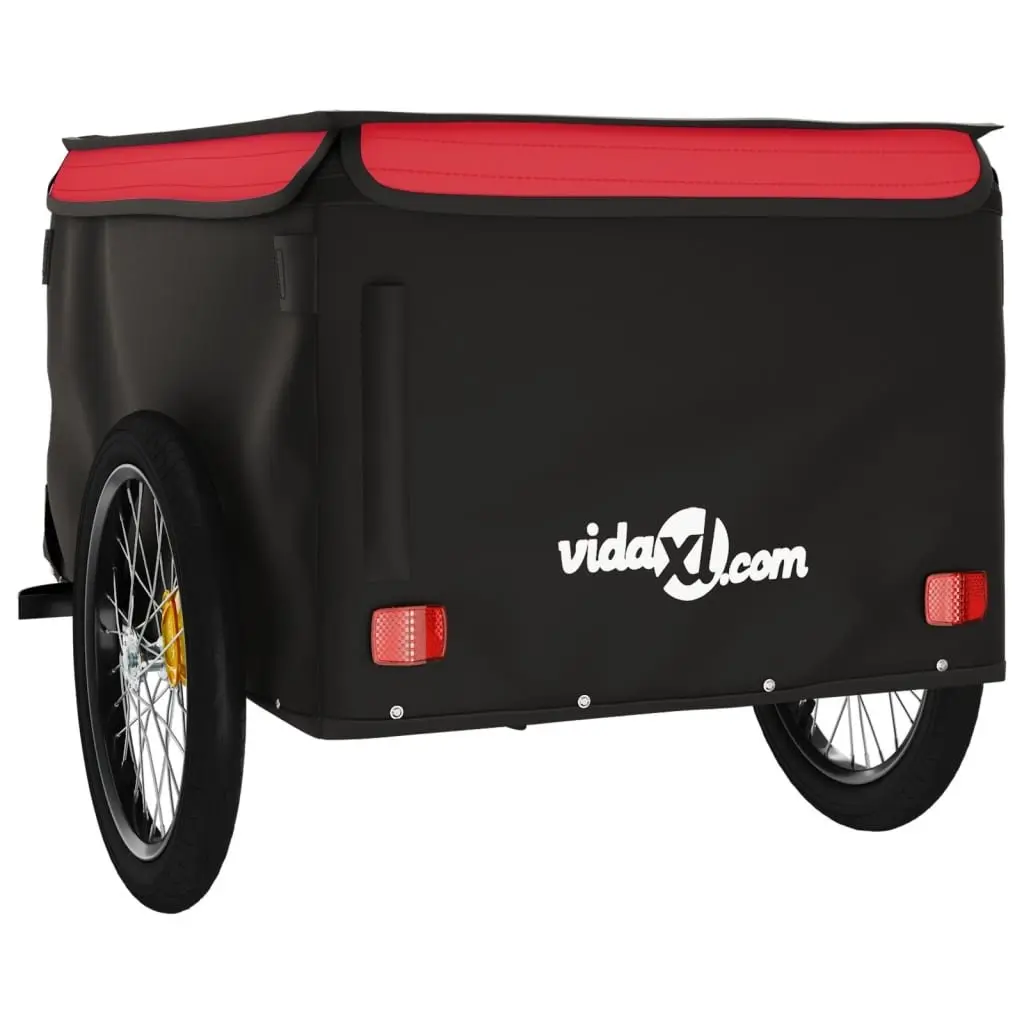 Bike Trailer Iron Heavy Duty Black Cargo Cart