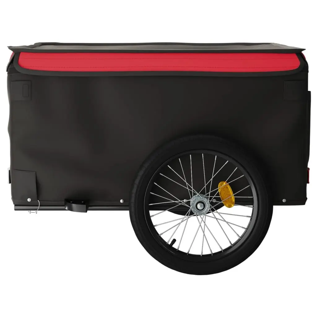 Bike Trailer Iron Heavy Duty Black Cargo Cart