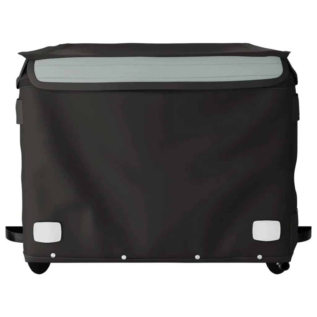 Bike Trailer Iron Heavy Duty 45kg Grey Cargo Cart