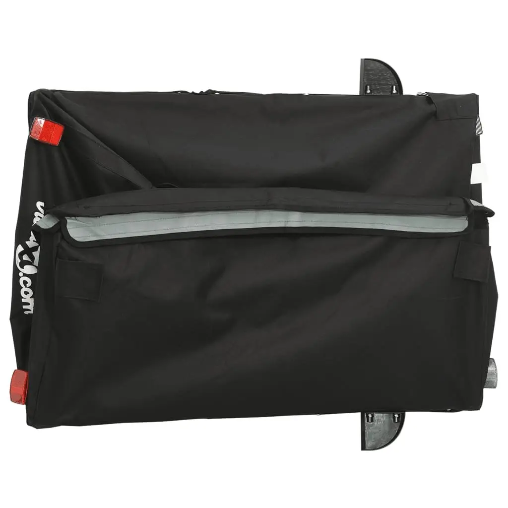 Bike Trailer Iron Heavy Duty 45kg Grey Cargo Cart
