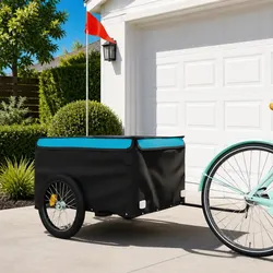 Practical Bike Trailer for Transporting Goods with 45kg Load Limit