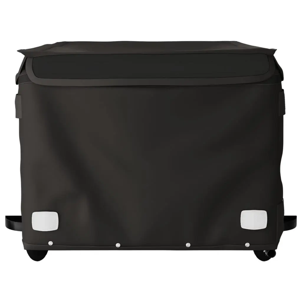 Bike Trailer Iron Heavy Duty Black 45kg Capacity