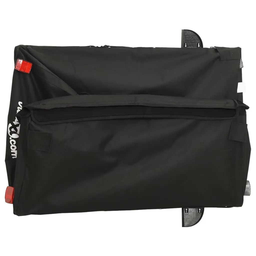 Bike Trailer Iron Heavy Duty Black 45kg Capacity
