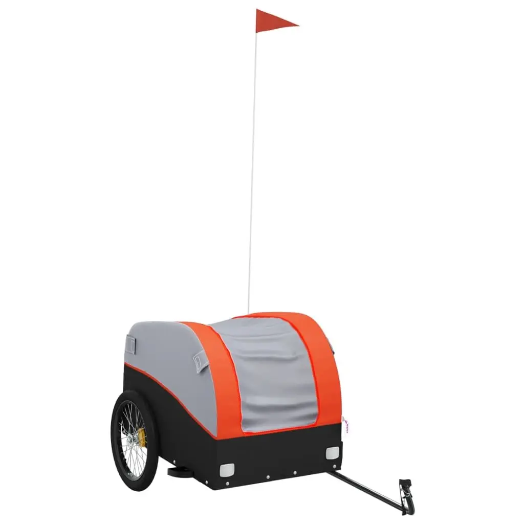 Bike Trailer Iron 45 kg Heavy Duty Cargo Bicycle Cart Hauling Tow Bar