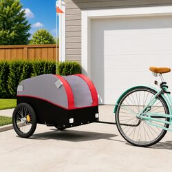 Practical Bicycle Cargo Trailer - Haul Up to 45kg Easily