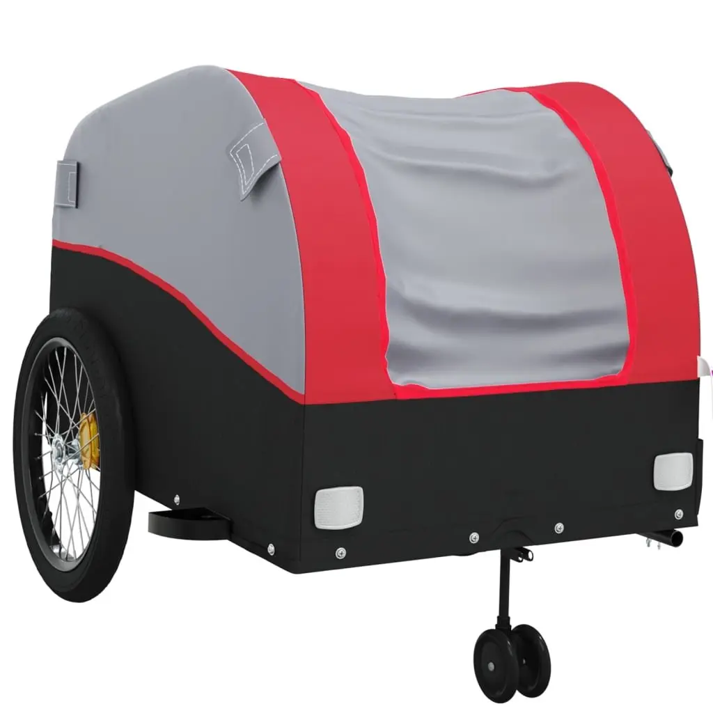Bike Trailer Iron Heavy Duty 45kg Load Capacity Cycling Cargo Transport