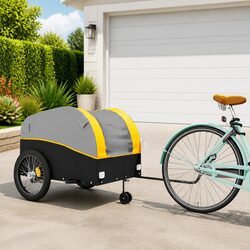 Yellow Bike Trailer for Easy Cargo Transport