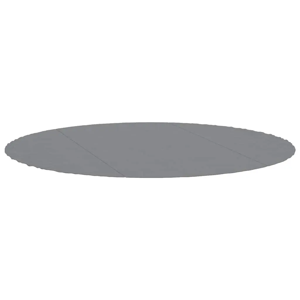 Pool Ground Cloth Light Grey 306cm Round Protective Geotextile Underlay Mat