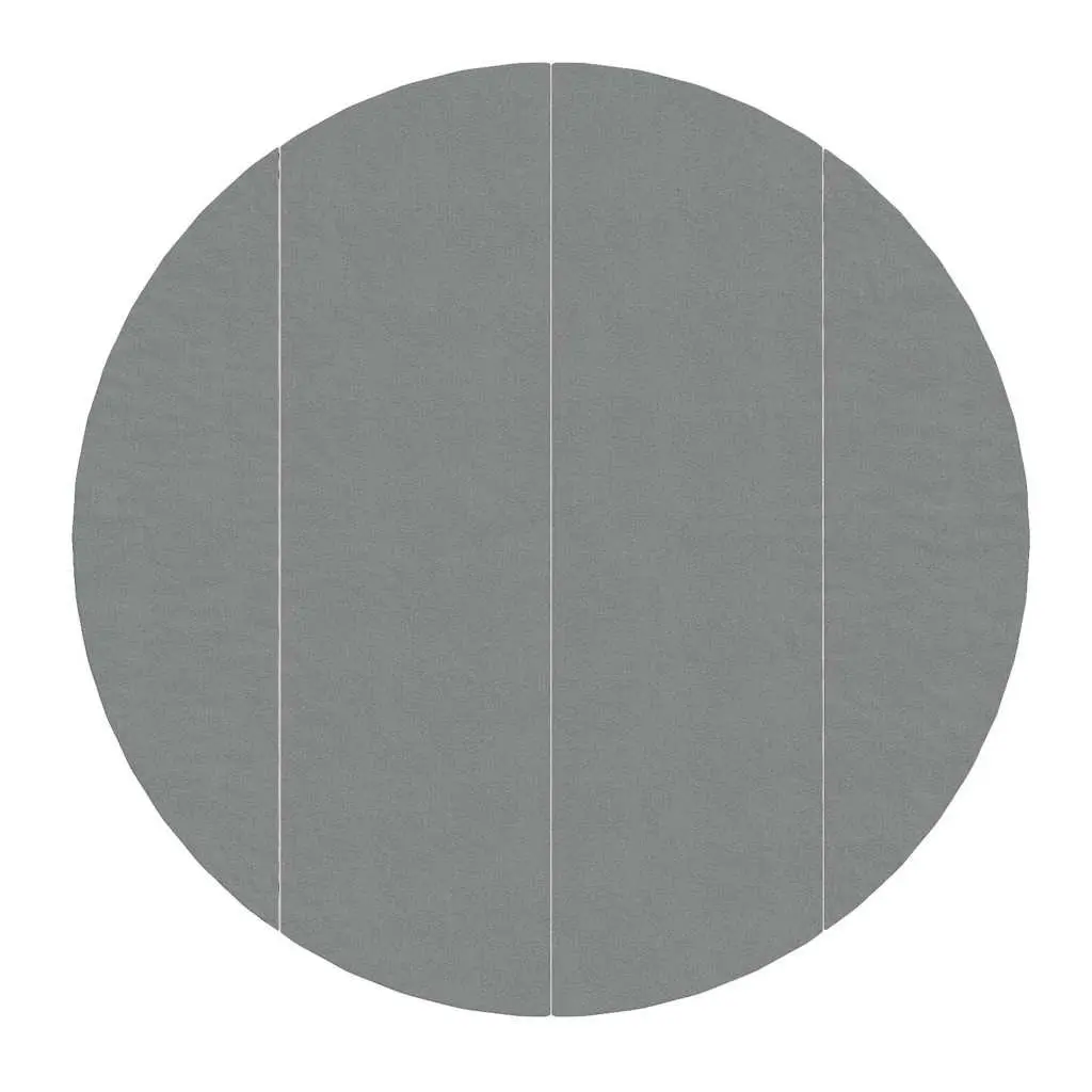 Pool Ground Cloth Polyester Geotextile Circular Ø458 cm Light Grey
