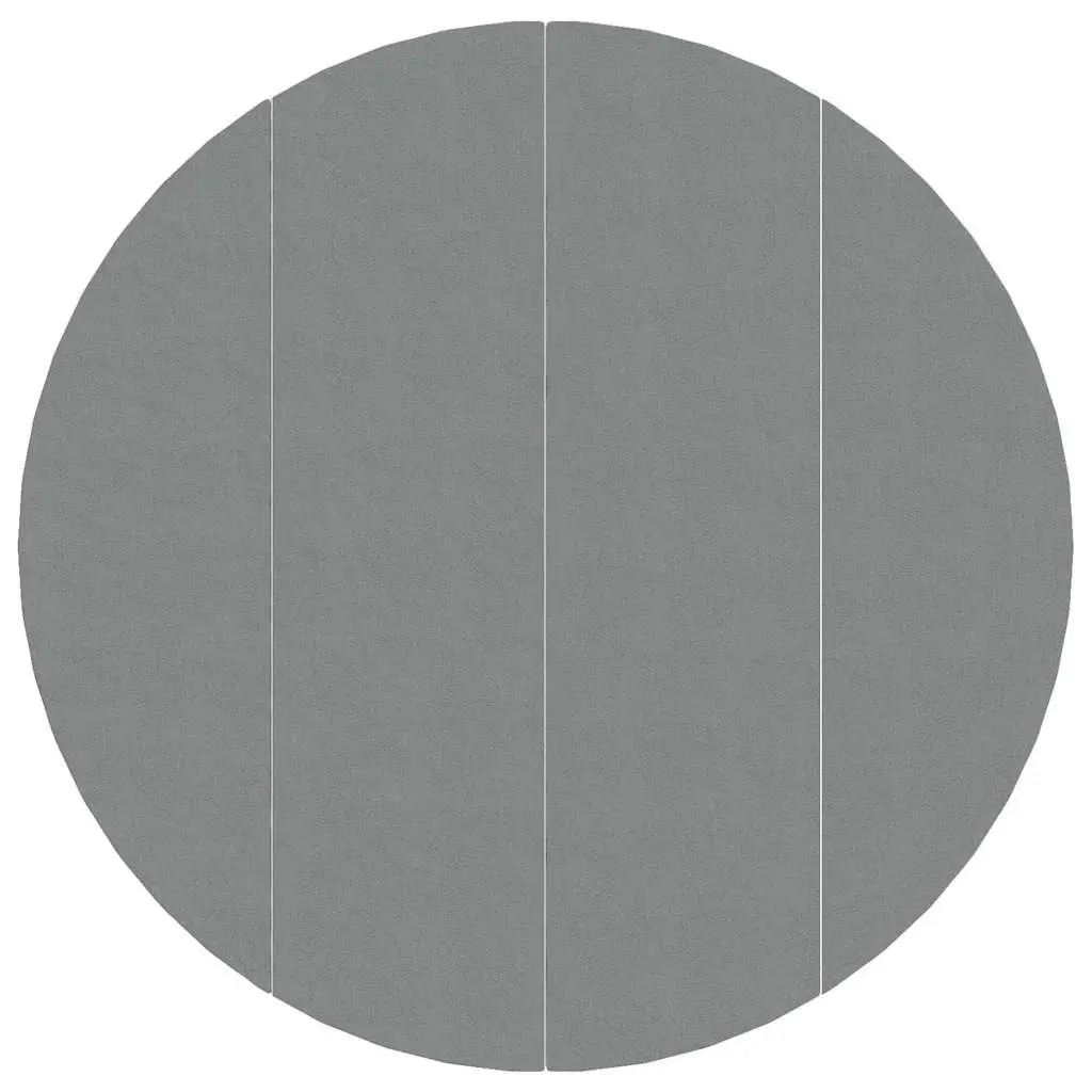 Pool Ground Cloth Polyester Geotextile Circular Ø500 cm Light Grey