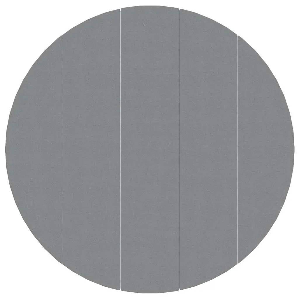 Pool Ground Cloth Polyester Geotextile Ø550cm Light Grey Round Protective Underlay