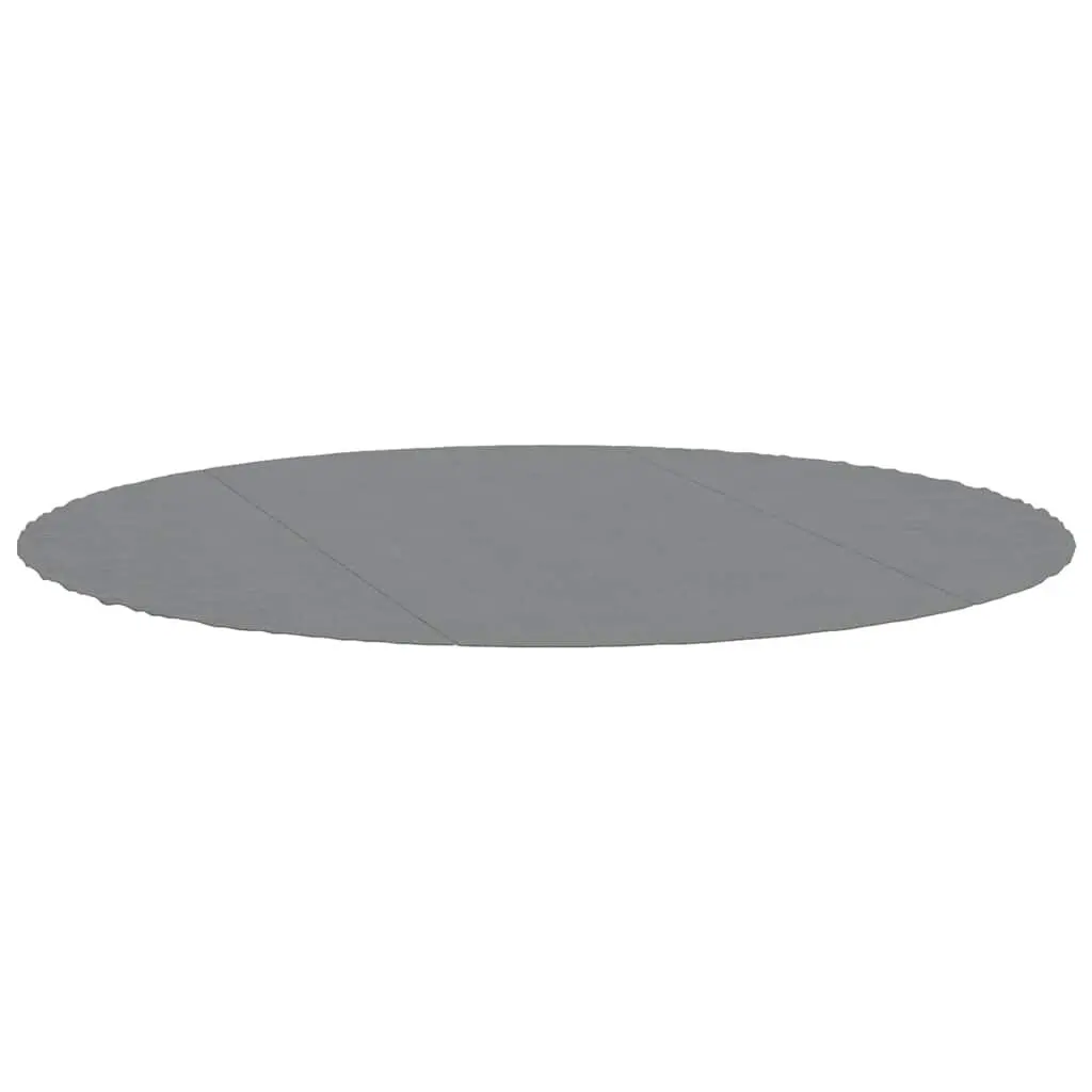 Pool Ground Cloth Polyester Geotextile Ø366cm Light Grey 3 Pieces