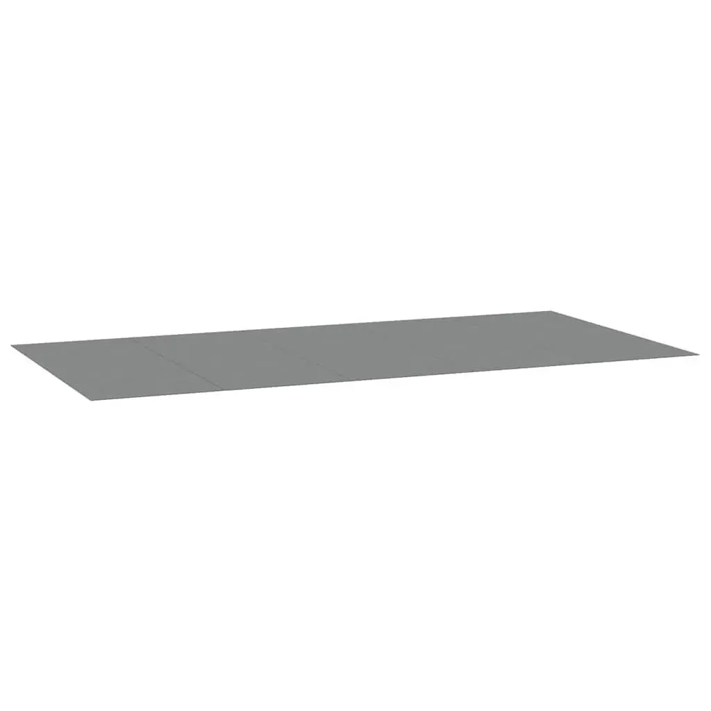 Pool Ground Cloth Grey Polyester Geotextile Protector 550x280cm 5 Pieces