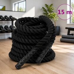 Battle Rope 15m Functional Strength Training Cardio Fitness Exercise Gym Rope