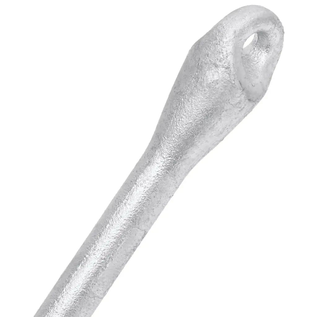 Folding Anchor 4kg Cast Iron 4-Claw Silver