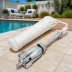 Folding Anchor for Secure Watercraft Docking