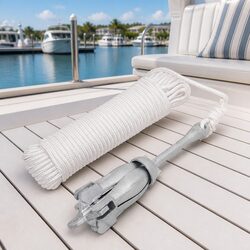Folding Anchor with Rope 2.5 kg for Watercraft