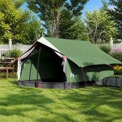 Practical 2-Person Green Camping Tent for Outdoor Adventures