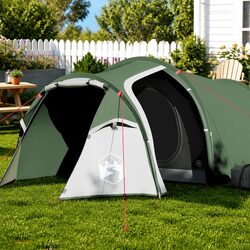 Practical 3-Person Green Camping Tent for Outdoor Use