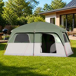 Practical 8-Person Tent for Family Camping Trips