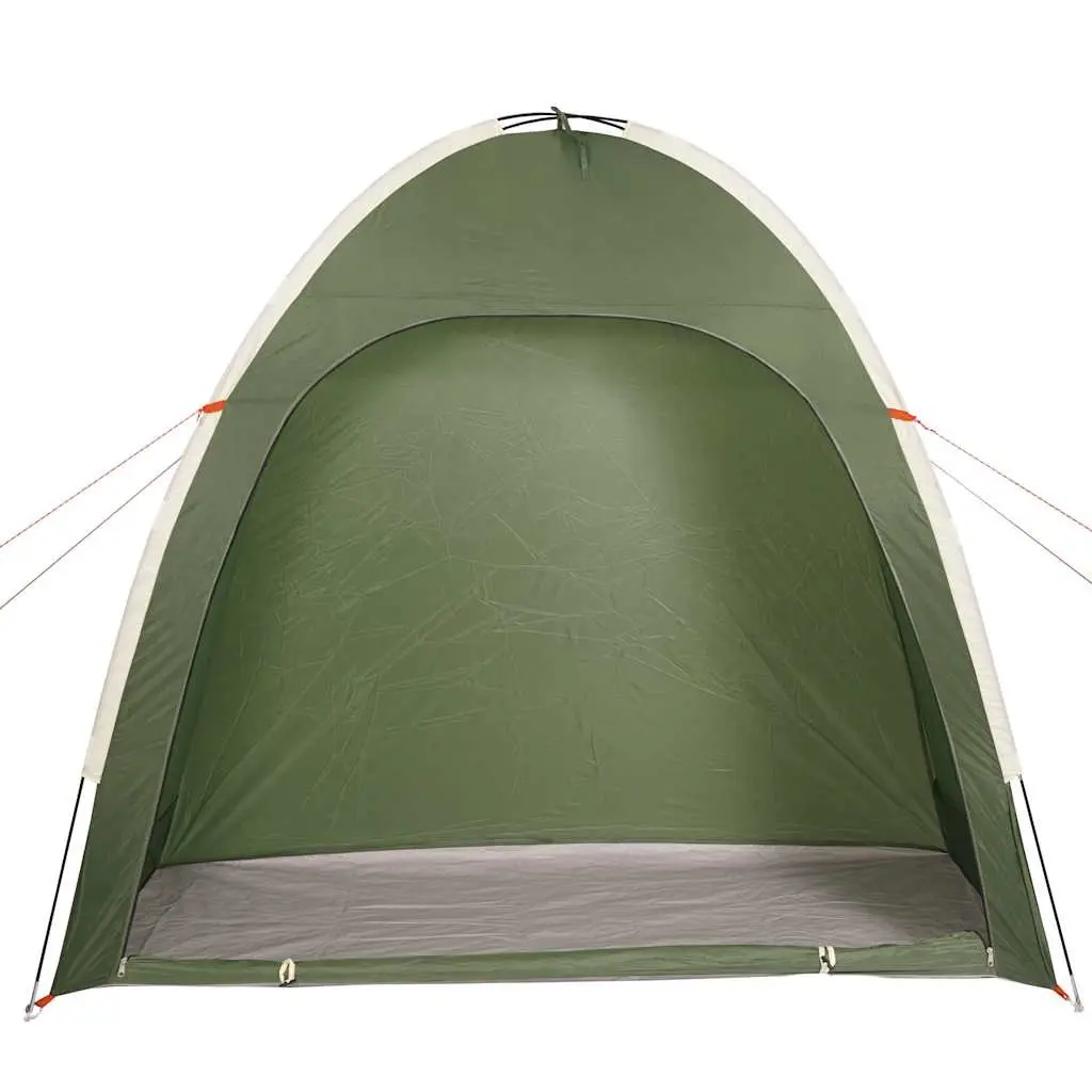 Storage Tent Waterproof Polyester Green Portable with Fibreglass Poles