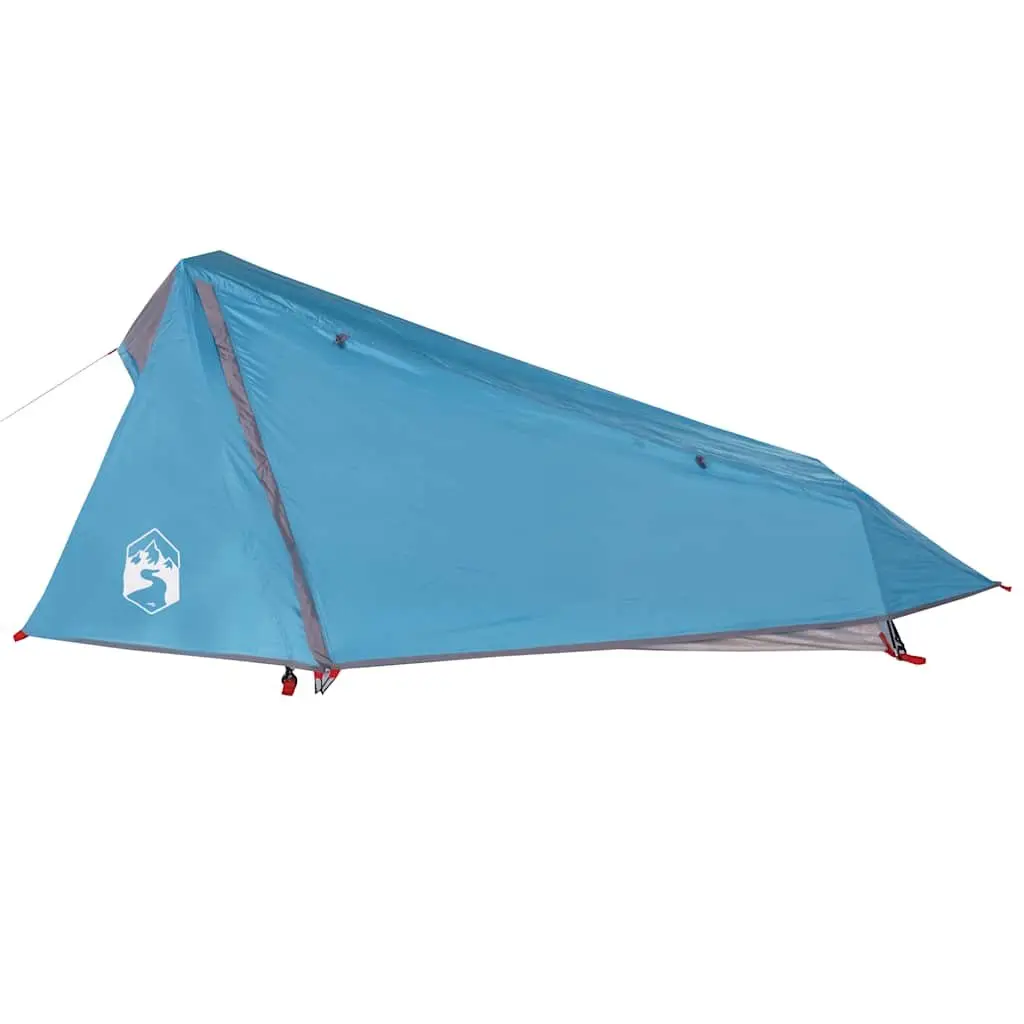 1 Person Tunnel Tent Waterproof Blue Outdoor Hiking Camping Shelter