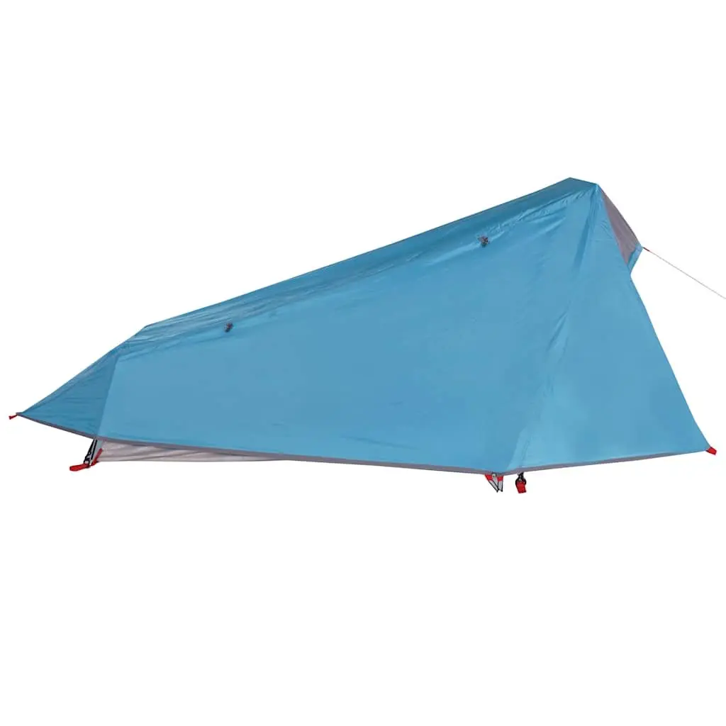 1 Person Tunnel Tent Waterproof Blue Outdoor Hiking Camping Shelter